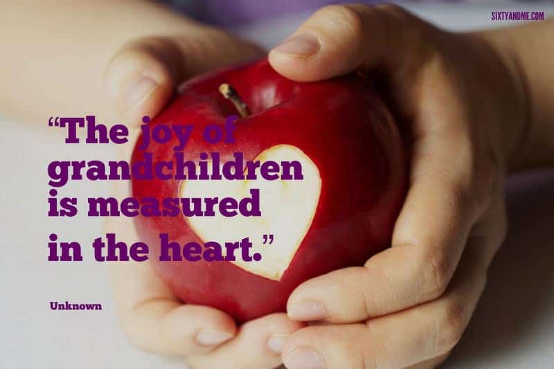 The joy of grandchildren is measured in the heart. - Unknown