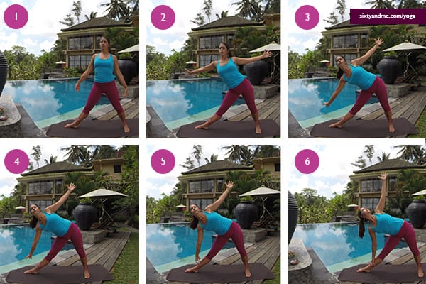 Yoga for Seniors Triangle Pose