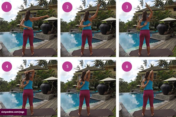 Yoga for Seniors Cow Face Arms