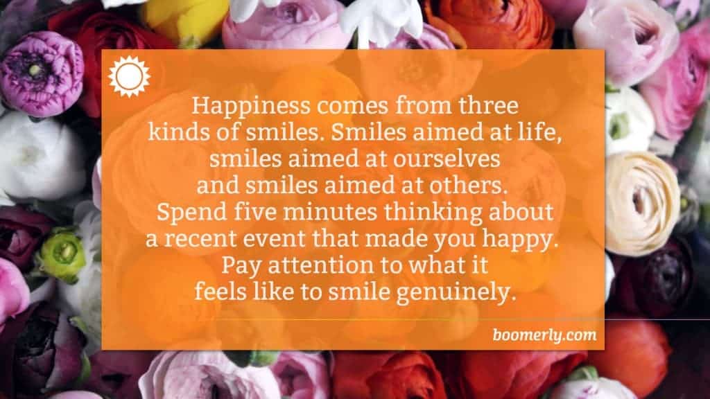 Get More from Life After 60 by Smiling
