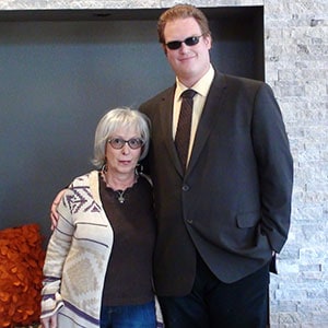 Valarie Cascadden and son