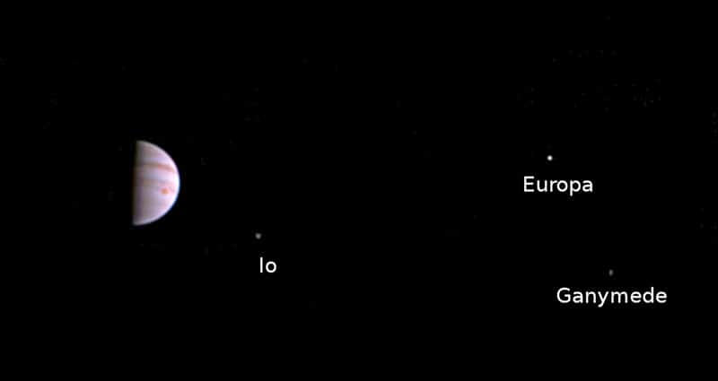 This color view from NASA's Juno spacecraft is made from some of the first images taken by JunoCam after the spacecraft entered orbit around Jupiter on July 5th (UTC). Credits: NASA/JPL-Caltech/SwRI/MSSS