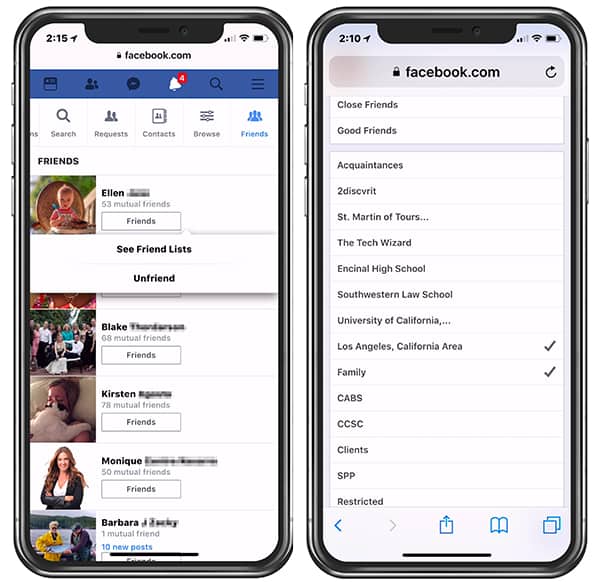 Facebook - how to unfriend