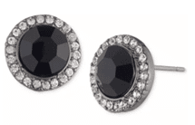GIVENCHY Hematite-Tone Jet Crystal Flex Bracelet