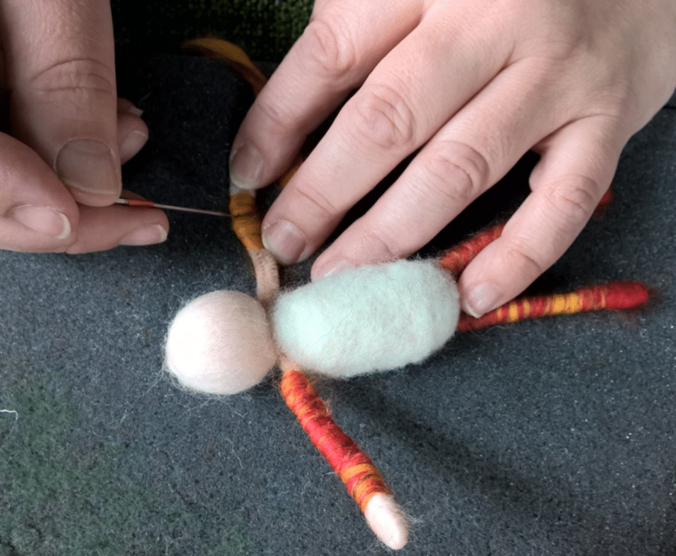 Adding a pipe cleaner armature to a poseable fairy Enter the Wildwoods