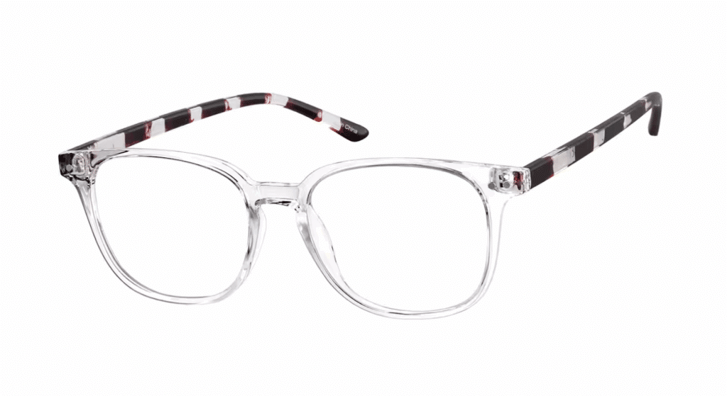 Clear Square Glasses #127923 at Zenni