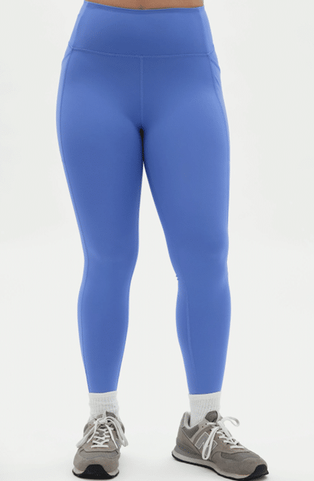 Girlfriend Collective Prism Compressive Pocket Legging, made from 79% recycled plastic bottles (RPET) and 21% spandex.