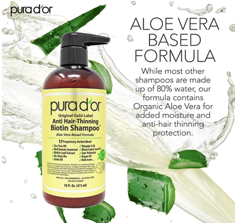 Pura d'Or Original Gold Label Anti-Thinning Shampoo