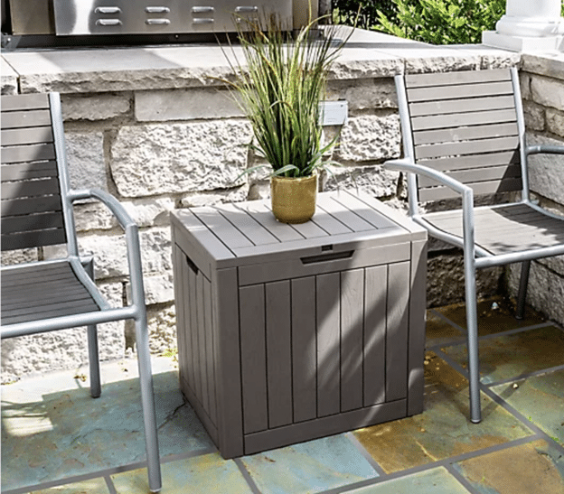 Honey-Can-Do Outdoor Storage Deck Box, 30 Gallon
