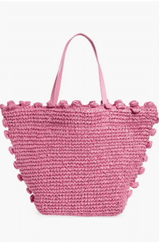 Leah Straw Tote