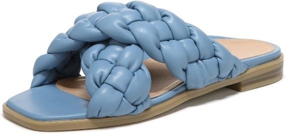 Vionic Women's Poppy Braided Vio-Motion Insole Slide Sandal