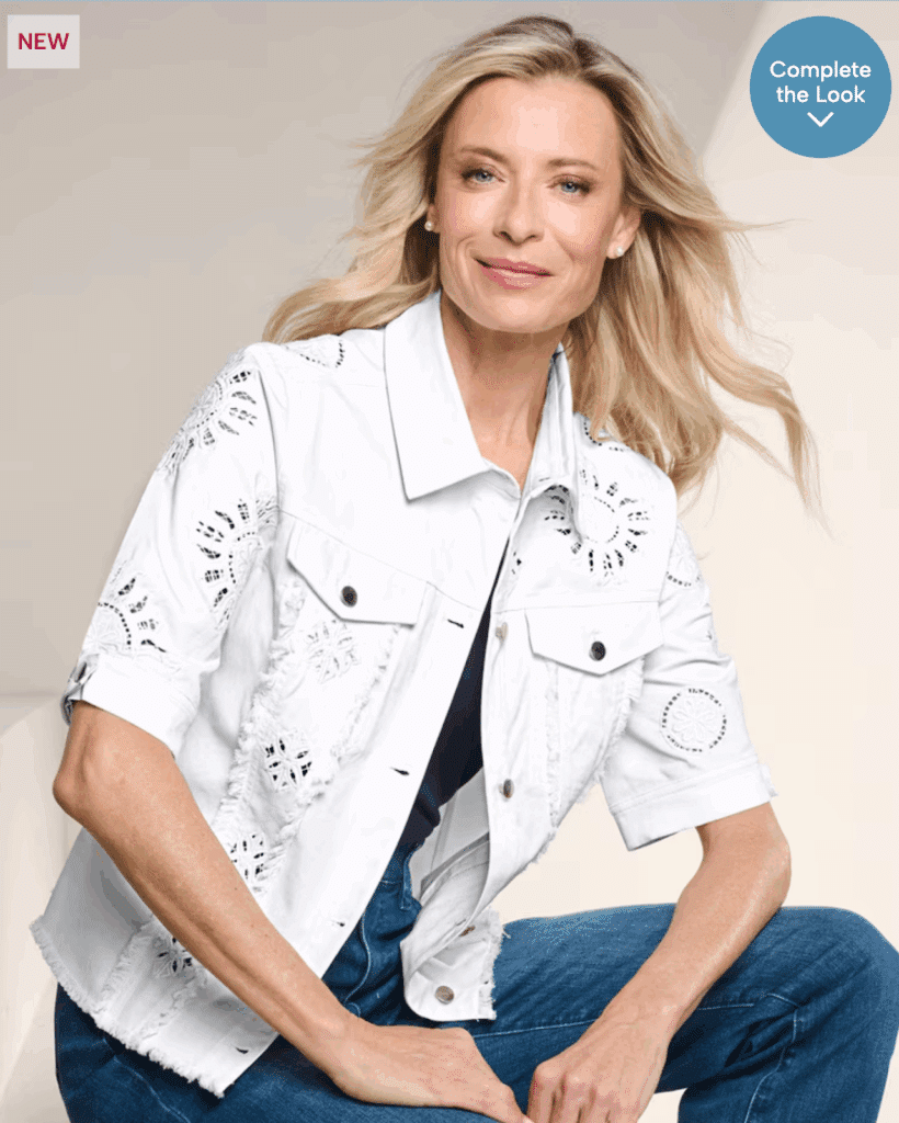 Sorrento Lace Short-Sleeve Jacket