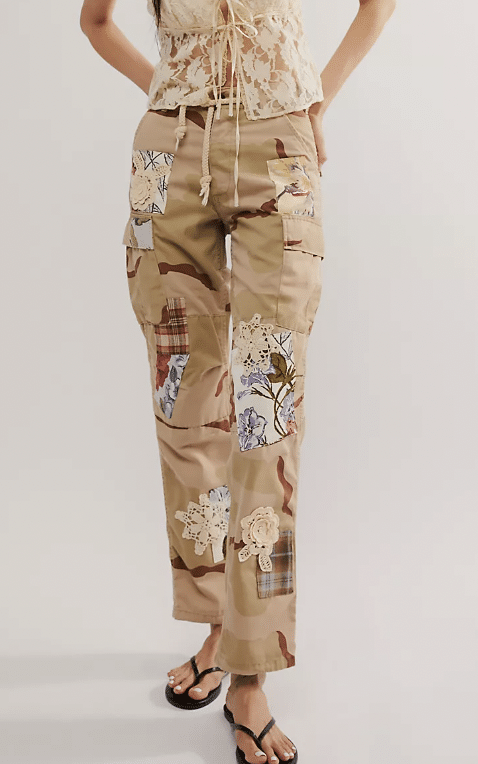 Fashion-Forward Cargo Pants - Free People Riley Vintage Pieces Of The Storm Cargo Pants