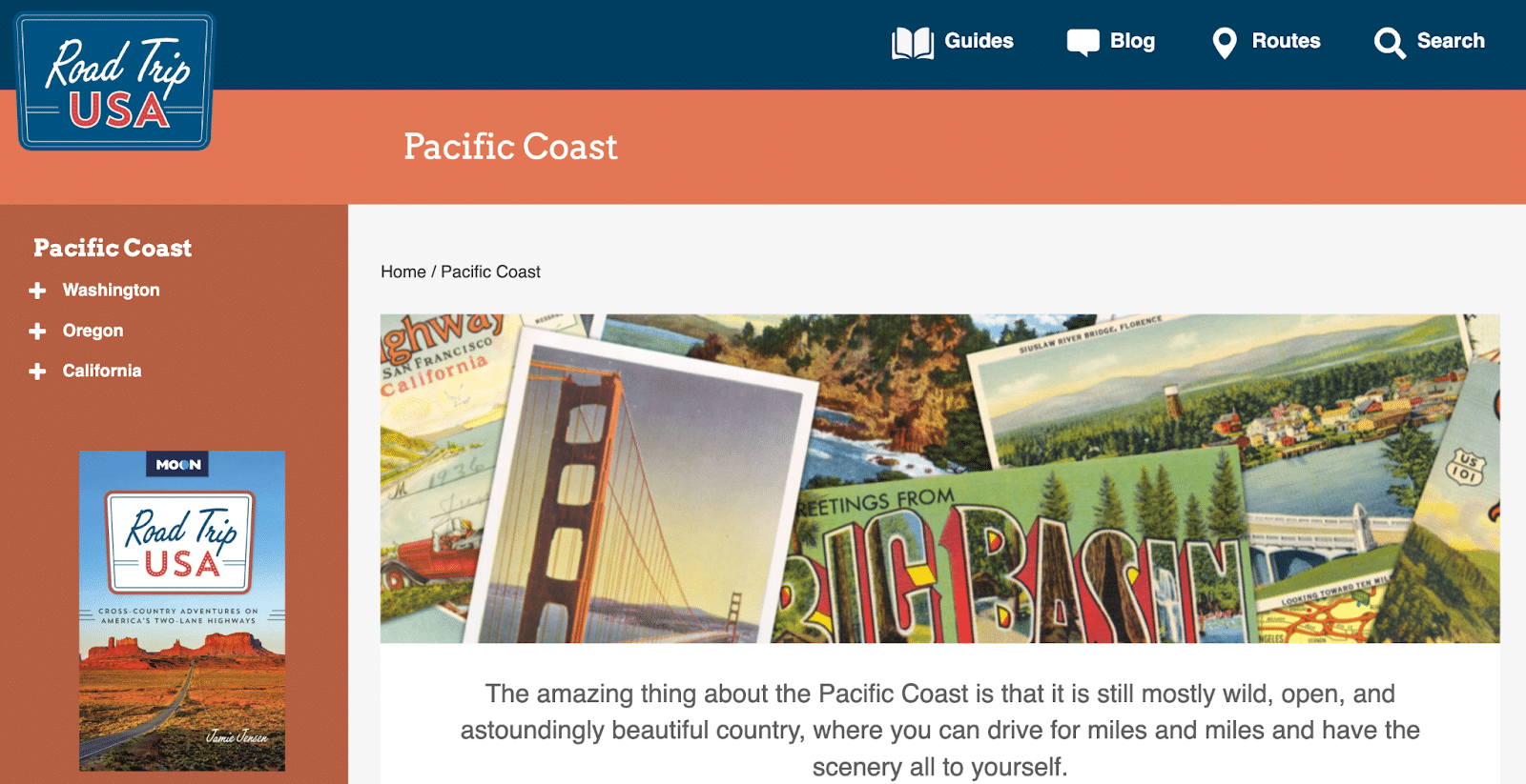 Road Trip along the Pacific Coast Highway, California, USA