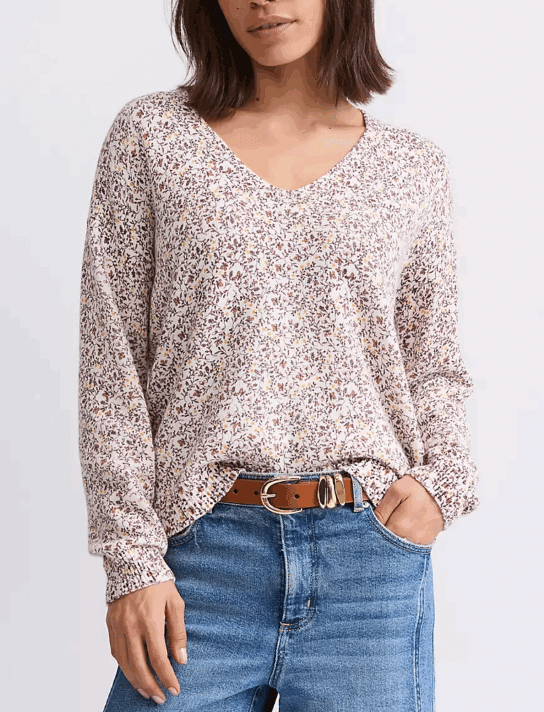 Floral Relaxed Sweater