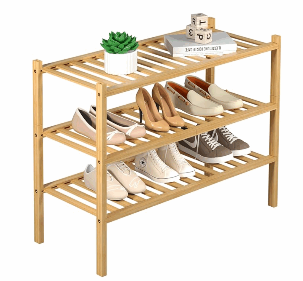 3 Tier Bamboo Shoe Rack