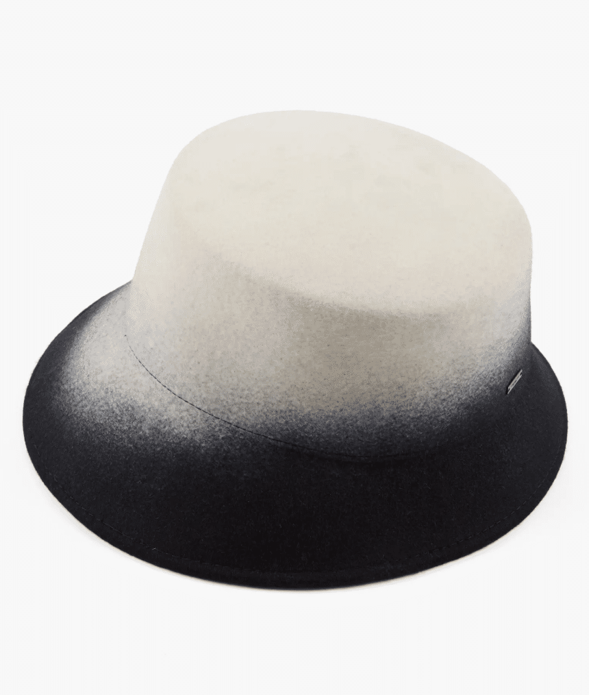 Eugenia Kim Ruby Gradient Wool Asymmetric Bucket Hat