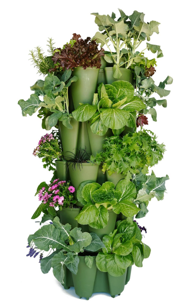 Greenstalk Patented Large 5 Tier Vertical Garden Planter with Patented Internal Watering System