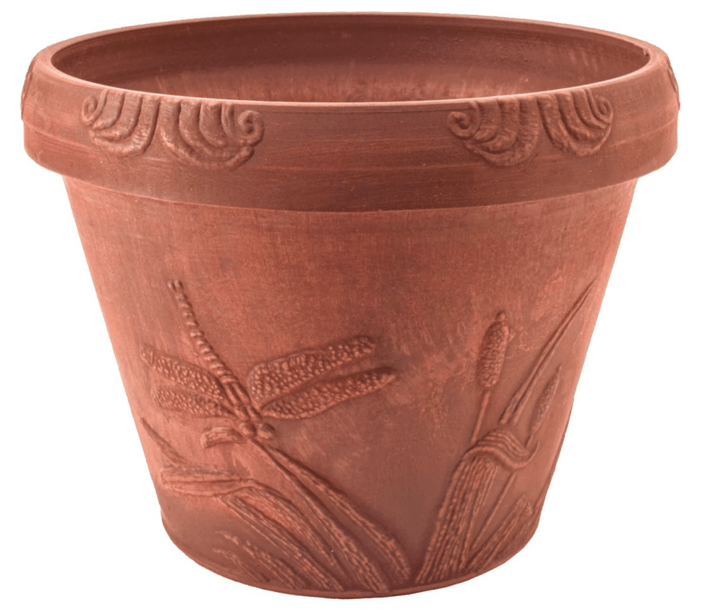 PSW Pot Collection Dragonfly Planter Pot for Indoor and Outdoor Plants and Gardens